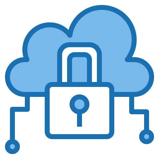 Cloud lock icon