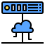 Cloud server icon 64x64