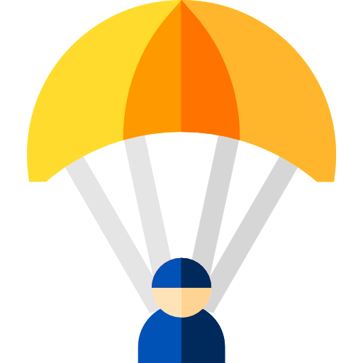 Parachuting icon