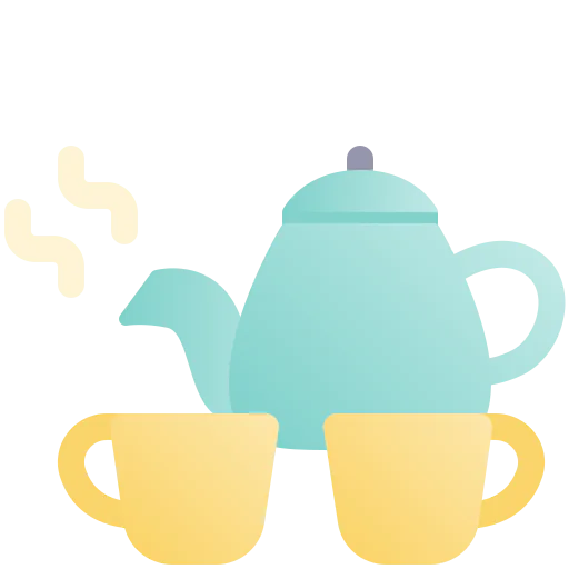 Tea set icon