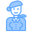 Flight attendant ícono 64x64
