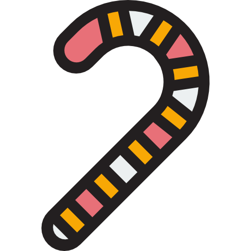 Candy cane icon