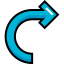 Turn right icon 64x64