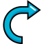Turn right icon 64x64