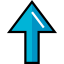 Up arrow icon 64x64