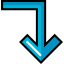 Diagonal arrow icon 64x64