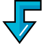 Diagonal arrow icon 64x64