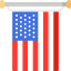 United states of america icon 64x64