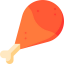 Chicken leg icon 64x64
