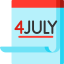 4th of july icon 64x64