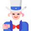 Uncle sam icon 64x64