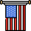 United states of america icon 64x64