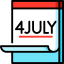 4th of july icon 64x64