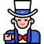 Uncle sam icon 64x64