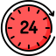 24 hours icon 64x64