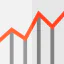 Bar chart icon 64x64