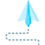 Paper airplane icon 64x64