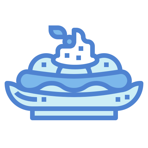 Banana split icon