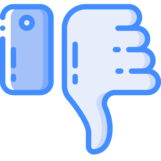 Thumb down icon