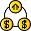Money flow icon 64x64