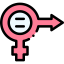 Gender equality icon 64x64