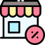 Shopping store icon 64x64