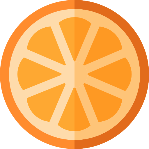 Orange slice icon