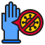 Hand glove ícono 64x64