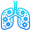 Infected lungs icon 64x64