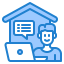 Work from home icon 64x64