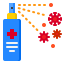 Cleaning spray icon 64x64