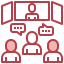Online conference icon 64x64