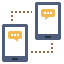 Phone chat ícono 64x64