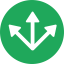 Three arrows icon 64x64