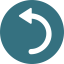 Curved arrow icon 64x64