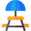 Picnic table icon 64x64