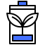 Eco battery icon 64x64