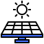Solar panel icon 64x64