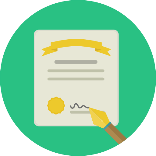 Contract icon