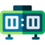 Digital clock icon 64x64