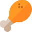 Chicken leg icon 64x64