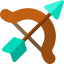 Bow and arrow ícono 64x64