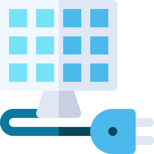 Solar panel icon