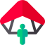 Hang gliding アイコン 64x64