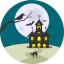 Haunted house icon 64x64