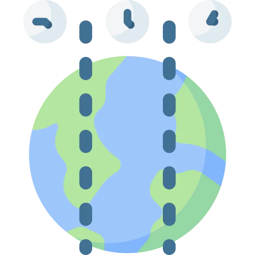 Time zone icon