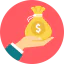Money bag icon 64x64