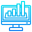 Bar graph icon 64x64