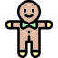 Gingerbread man icon 64x64
