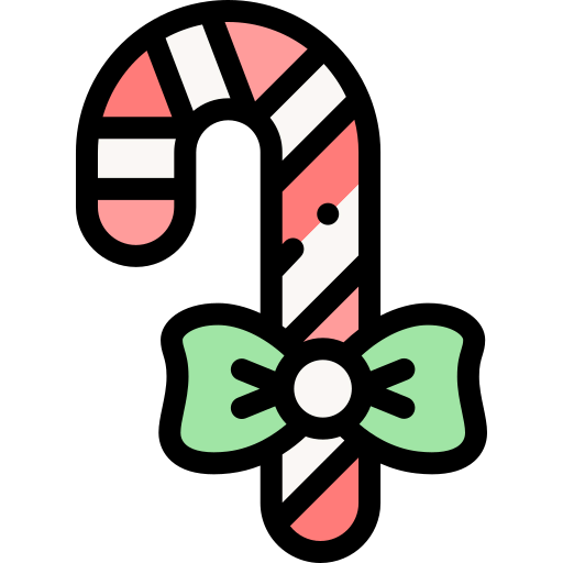 Candy cane icon